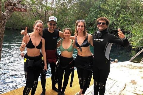 5-Hour SCUBA Diving in the Mystical Cenotes of Tulum