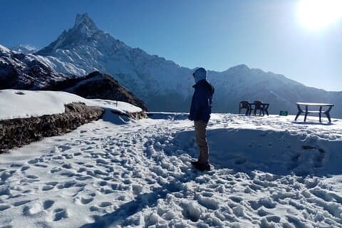 4-daagse privé Mardi Himal Base Camp Trek