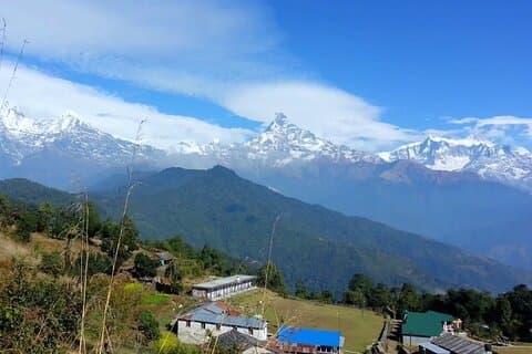 Randonnée d'une nuit dans un camp australien via Dhampus au départ de Pokhara au Népal