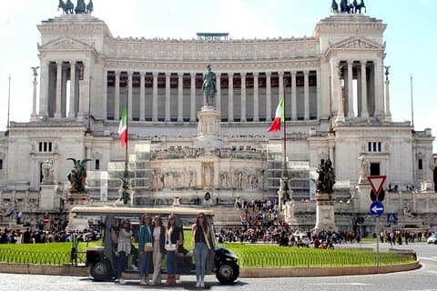Rome Night Tour Highlights por carrinho de golfe de luxo