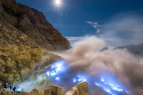 Bali-Ijen Blue Fire Trek-Bromo-SUB, al indgang inkluderet, 2N3D