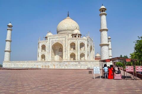Gita giornaliera privata al Taj Mahal e al Forte di Agra da Delhi in auto