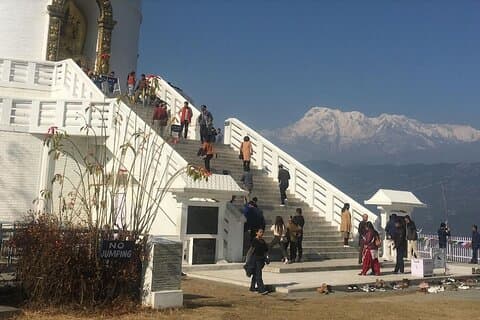 Pokhara: Bo i stuga med dagsvandring till World Peace Stupa