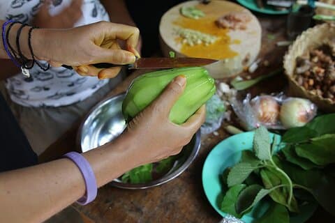 Visita al mercado de Gianyar y clase de cocina en Ubud con Kadek & Putu