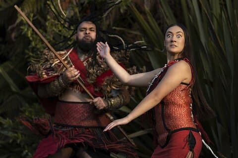 テ・パトゥの夜の文化体験 - オークランド発プライベートツアー