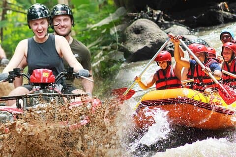 Bali Jungle VTT & Rafting en eau vive sur la rivière Ayung – avec déjeuner