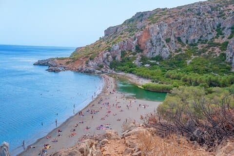 Heldags privat tur til Rethymno, Preveli og Kourtaliotiko