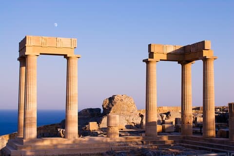 Acropolis of Lindos biljett med flerspråkig 3D Audiovisual