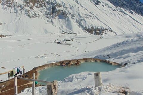 Privada San Antonio, visita a las aguas termales y picnic Cajón del Maipo