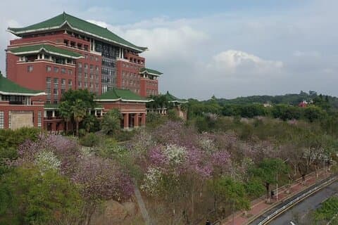 Kina Uddannelse Kultur Universitet Campus Guangzhou Privat rundvisning