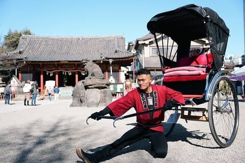 [60 minutes] Rickshaw tour around Asakusa [Complete Asakusa tour/power spots]