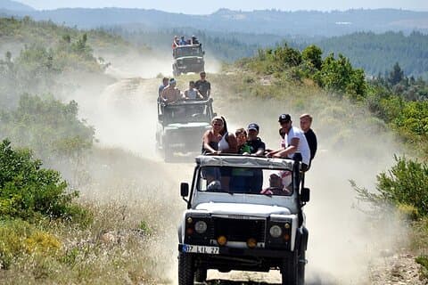 Antalya Jeep Safari Tour met off-road, lunch en transfer