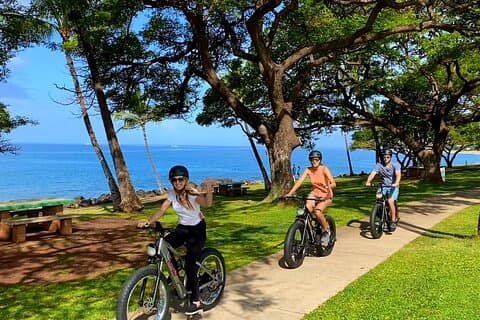 West Maui: bicicleta elétrica autoguiada e mergulho com snorkel