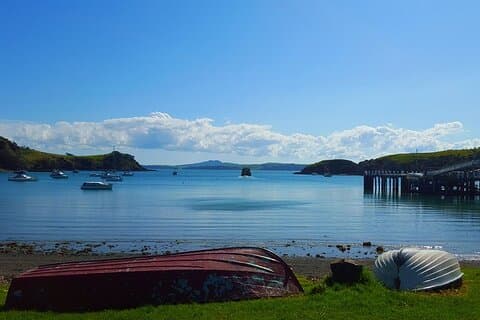 Paseo privado doble por el promontorio de la isla Waiheke