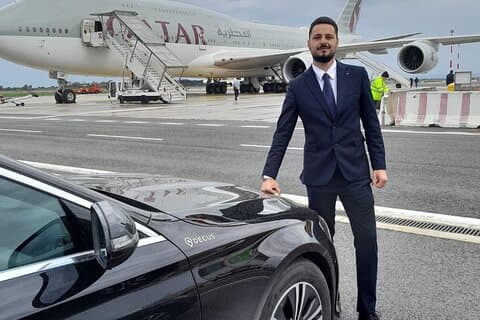 Luksus privat transfer Fiumicino Lufthavn til Civitavecchia Port