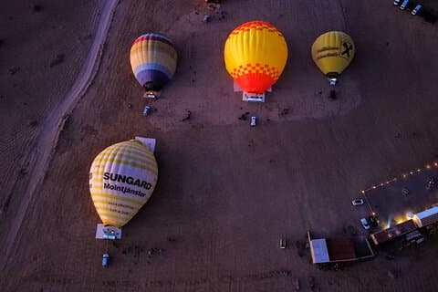 Heteluchtballon met ontbijt vanuit Agadir