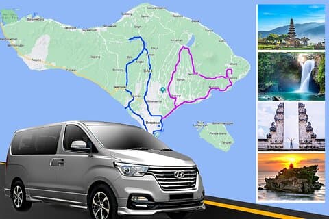 Viaggi di andata e ritorno a Bali personalizzabili con furgone di lusso a 10 posti