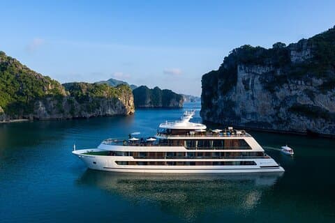 El crucero más grande de Stellar of The Seas en la bahía de Halong 2 días 1 noche
