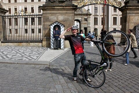 Praga City Bike Tour com pequeno grupo ou opção privada
