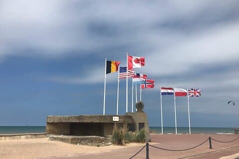 Privat rundtur i Normandie kanadensiska D-dagen Juno Beach