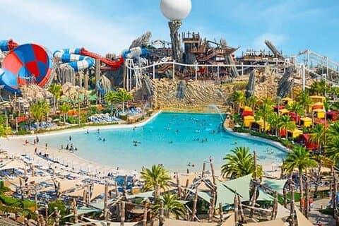 Yas Water World OR Warner Bros Theme Park with Private Transfers