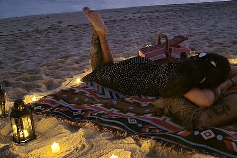 Privat 2 dages Virgin Beach romantisk camperrejse