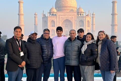 Excursion privée d'une journée au Taj Mahal Sunrise et au fort d'Agra au départ de Delhi