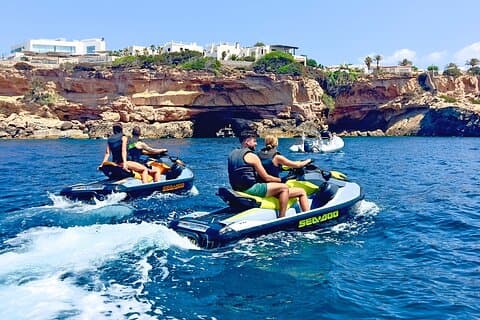 Privat jetski udflugt Ibiza San Antonio Es Vedrà