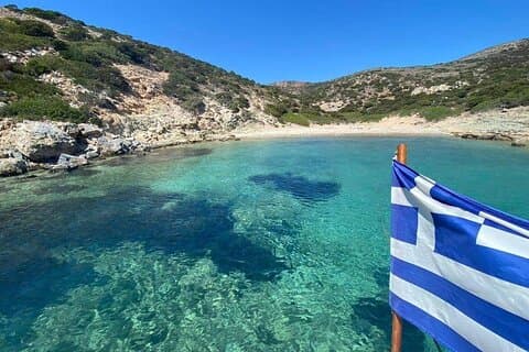Paros Cruise to Antiparos & Despotiko with Traditional Boat