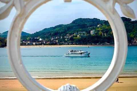 San Sebastian: Eco-Friendly Panoramic Catamaran Cruise