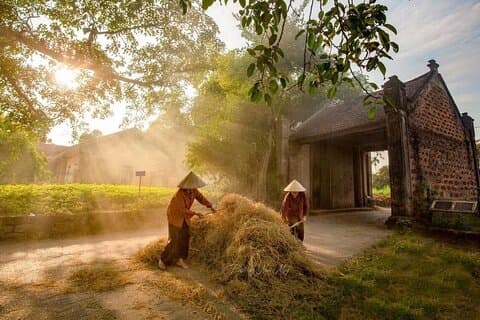 Visite privée de l'ancien village de Duong Lam : ancienne vestage, forteresse