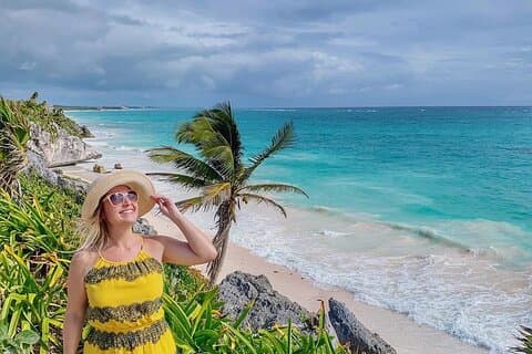 Tulum 4x1. Tulum, COBA, cenote en Playa del Carmen, met lunch.