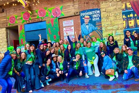 Nashvilles årlige Saint Patrick's Day Pub Crawl
