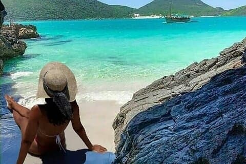En dag i Arraial do Cabo, brasilianska Karibien