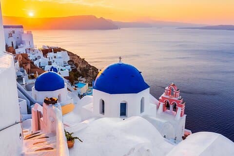 Santorini Greece Minivan Transport