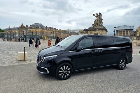 VERSAILLES SLOTT Transfer tur och retur från Paris med lyxbil