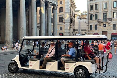 Small-Group Rome Golf Cart Tour with Driver or Guide Option