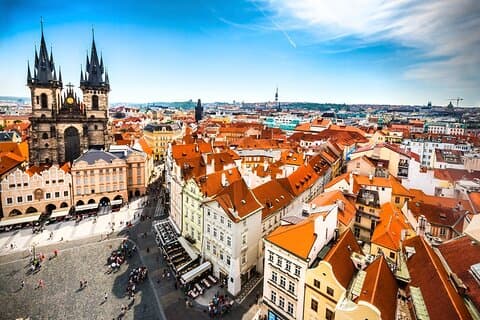 2-timers tur i gamlebyen og det jødiske kvarteret i Praha
