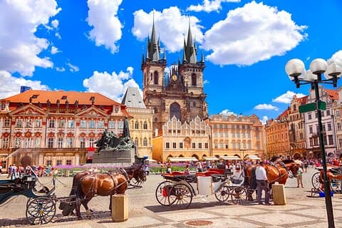 Hoogtepunten van de stad Praag Wandeltocht met gids en kasteeloptie