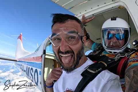 Saut en parachute à Zanzibar | Saut en parachute tandem