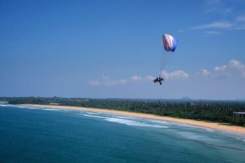 Experimente 20 minutos de paramotor privado em Bentota