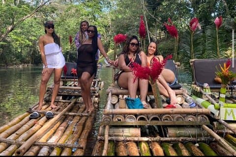 Montego Bay Lethe Rafting og Magritaville & Shopping Combo