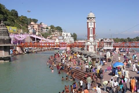 Privétour van een hele dag door Haridwar en Rishikesh vanuit Delhi