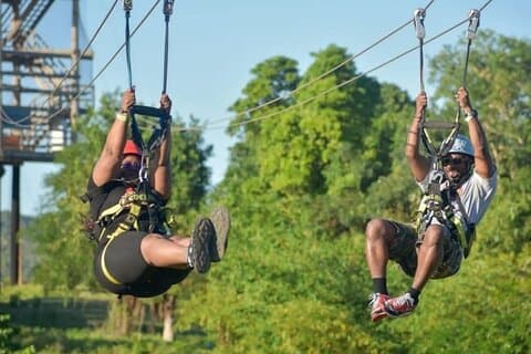 Zipline Canopy, Reiten und Katamaran Cruise Experience