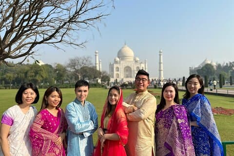 Visite privée d'une journée du Taj Mahal au départ de Bangalore
