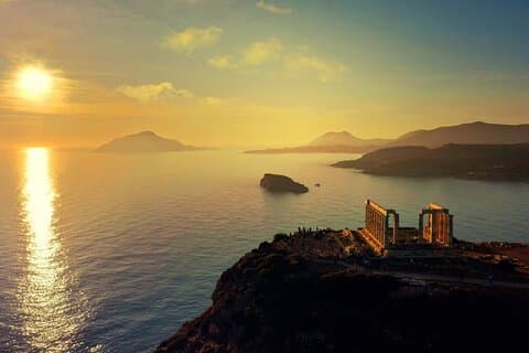 Privétour van 4 uur naar de tempel van Poseidon in Athene