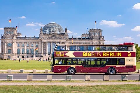 Hop-On Hop-Off sightseeingtour met grote bus in Berlijn
