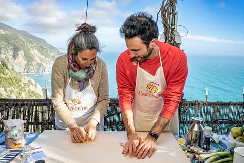 Cinque Terre : 2 - cursus Kookles met zeezicht in Riomaggiore