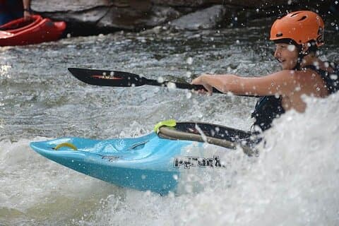 Kayak en eaux vives à Galle