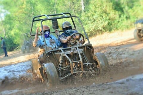 Combo Tour Water Rafting - Buggy ou ATV - Jeep Safari - Tirolesa